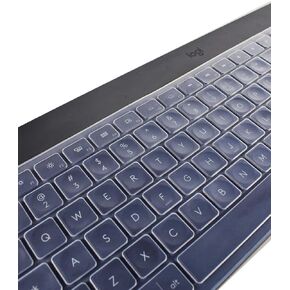 Silicone Clear Keyboard Cover Skin Protector Compatible with Logitech MX Keys Advanced Wireless Illuminated Keyboard & Logitech Craft Advanced Wireless Keyboard (NOT for Other Desktop Keyboards) in Saudi Arabia