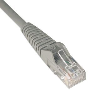 Tripp Lite Cat6 Snagless Molded Patch Cable 7 Ft Gray Trpn201007gy in Saudi Arabia