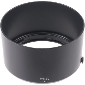 FocusFoto Reversible Lens Hood Shade Replacement for Canon ET-77, Compatible with Canon RF 85mm F2 Macro is STM Lens in Saudi Arabia