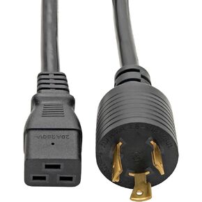 Tripp Lite Heavy-Duty Power Cord for PDU and UPS 20A, 12AWG (IEC-320-C19 to NEMA L6-20P) 14-ft.(P040-014) in Kuwait