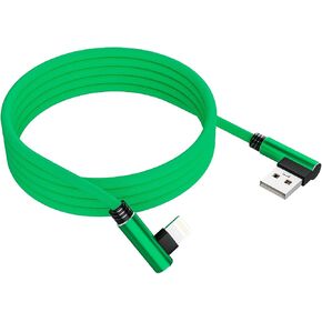 Ironten iPhone Lightning Charger, 1 Pack 3 Ft Silver Apple MFi Certified Cable Nylon Braided Cable Fast Charging Cord Compatible with iPhone 14 13 12 11 Pro Max XR XS X 8 7 6 Plus SE iPad in Kuwait