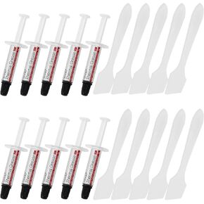 2-Pack GT-1 Silver CPU Thermal Paste (1g*2), GPU Heat Sink Paste | High Performance Thermal Compound Paste, Ultra-Low Thermal Impedance Thermal Grease for CPU/PS4/PS5/PC/GPU Coolers in Saudi Arabia