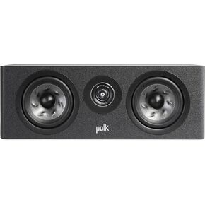 Polk Audio Reserve Series R300 Compact Center Channel Loudspeaker for Dynamic, Detailed Audio, 1" Pinnacle Ring Tweeter & Dual 5.25" Turbine Cone Woofers, Hi-Res Certified Wall Mountable Walnut Brown