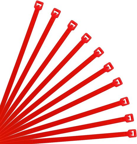 XINGO أربطة كابل نايلون بسحاب، أربطة أسلاك بلاستيكية ذاتية القفل مع قوة شد 40 رطل للداخل والخارج، 12 بوصة، 500 حزمة باللون الأخضر in Kuwait