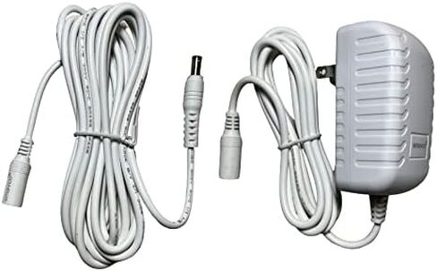 6ft SMAVCO 18V AC/DC Adapter + 11ft Extra Long Cable Male to Female Connector for Hunter Douglas Charger PowerView 2002000036 2989048000 Amigo 7806000000 - Female Connector: 2.1mm x 5.5mm Jack in Kuwait