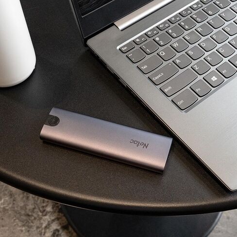 Netac NVMe SSD Enclosure USB 3.1 Gen2 (10Gbps) Tool-Free Aluminum External SSD Enclosure with 2 Cables, Supports M and B&M Keys for SATA and Nvme, and Size 2230/2242 /2260/2280 SSDs-WH51 in Kuwait