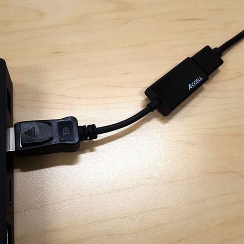 Accell DP to HDMI Adapter - DisplayPort to HDMI Active Adapter - AMD Eyefinity Certified, 4K UHD @ 30Hz, 1920X1080 @ 120Hz - Polybag, Model:B086B-003B-2 in Kuwait