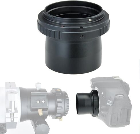 محول كاميرا تلسكوب 2 بوصة لكاميرا نيكون اس ال ار فتحة كبيرة شفافة - مع 2â€ خيط فلتر in Kuwait