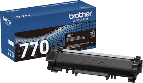بروذر خرطوشة حبر TN-770 HL-L2370DW L2370DWXL MFC-L2750DW L2750DWXL (اسود) في عبوة البيع بالتجزئة in Kuwait