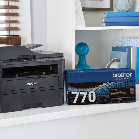 بروذر خرطوشة حبر TN-770 HL-L2370DW L2370DWXL MFC-L2750DW L2750DWXL (اسود) في عبوة البيع بالتجزئة in Kuwait