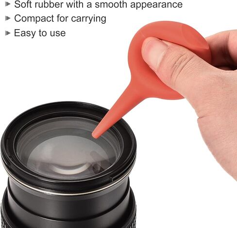 أداة تنظيف مضخة نفخ كرة غبار مطاطية من MECCANIXITY لعدسات الكاميرا ولوحة المفاتيح ولوحة PCB والكمبيوتر والنباتات، 30 مل، أحمر + أزرق، عبوة من قطعتين in Kuwait