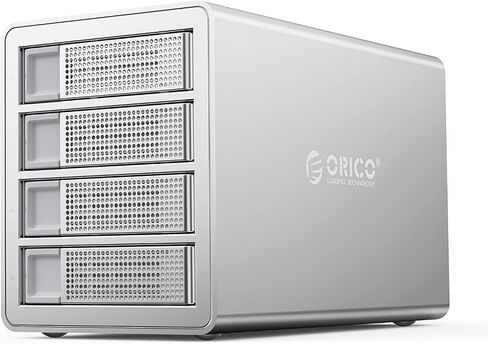 حاوية محرك الأقراص الصلبة ORICO ذات 4 خليج سلسلة ديزي من الألومنيوم USB3.1 Gen2 10 جيجابت في الثانية من النوع C تدعم التوسيع إلى حاوية محرك الأقراص الصلبة سعة 192 تيرابايت لمحرك الأقراص الصلبة 2.5/3.5 SSD-3549C3 in Saudi Arabia