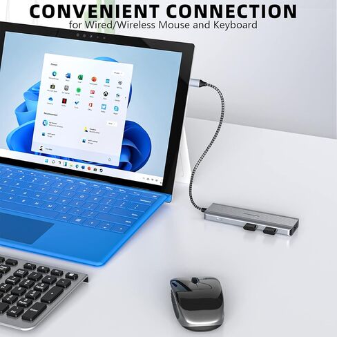 TOTU 9-in-1 USB C Hub with 4K HDMI, USB C to HDMI Adapter, 100W PD Charging, USB 3.0/2.0 Ports, SD/TF Card Reader, Compatible with MacBook Pro/Air, Dell, HP, Lenovo Laptops, Surface Pro in Kuwait