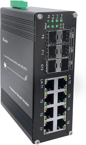Industrial Gigabit Ethernet PoE+ Switch 5-Port 10/100/1000BASE-T Auto-MDI/MDI-X Half/Full Duplex Compact 30W PoE+ Ethernet Switch 12~48VDC Wide Range Power Input in Kuwait