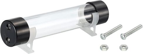MECCANIXITY Cylindrical Water Cooling Tank G1/4" Dia 50mm Length 100mm Clear for PC Water Cooling System Reservoir with Acrylic and POM in Saudi Arabia