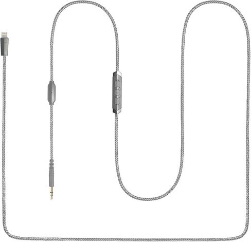 V-MODA SpeakEasy DAC/AMP 3-Button Lightning Cable - Grey in Kuwait