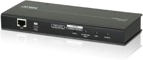 Aten 1-محول مشاركة محلي/بعيد، منفذ واحد VGA KVM عبر IP (1920 × 1200) in Saudi Arabia