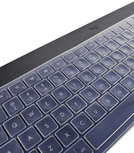 غطاء حماية للوحة المفاتيح من السيليكون الشفاف متوافق مع لوحة المفاتيح Logitech MX Keys المتقدمة ولوحة المفاتيح المضيئة اللاسلكية المتقدمة ولوحة المفاتيح اللاسلكية المتقدمة Logitech Craft (ليست للوحات مفاتيح سطح المكتب الأخرى) in Saudi Arabia