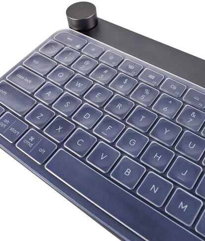 غطاء حماية للوحة المفاتيح من السيليكون الشفاف متوافق مع لوحة المفاتيح Logitech MX Keys المتقدمة ولوحة المفاتيح المضيئة اللاسلكية المتقدمة ولوحة المفاتيح اللاسلكية المتقدمة Logitech Craft (ليست للوحات مفاتيح سطح المكتب الأخرى) in Saudi Arabia