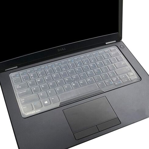 غطاء لوحة مفاتيح من السيليكون من JuYuish متوافق مع Dell Latitude 14 5480 5490 7490 كمبيوتر محمول و14 بوصة Dell Latitude 3340 E3340 E5490 E5491 E5450 E5470 E7450 E7470 7480 E7480 مع إشارة - نعناعي in Saudi Arabia