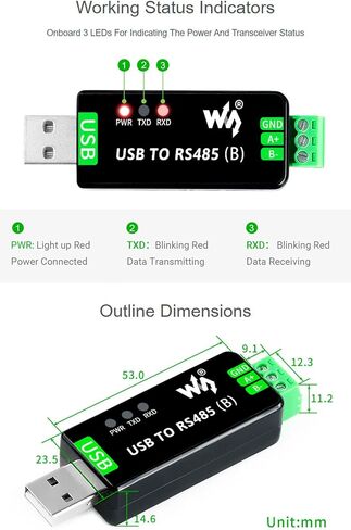 USB /RS232 /TTL to RS232 /485 /TTL Converter, Industrial Isolated Multi-Bus Adapter, Built-in Power Supply Isolation Digital Isolation Protection Circuits Support Windows 11 / 10/ 8.1/8 /7 /XP,etc in Kuwait