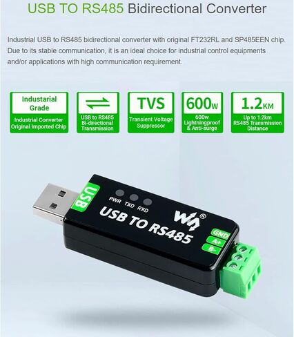 محول USB /RS232 /TTL إلى RS232 /485 /TTL، محول متعدد الناقلات الصناعية المعزولة، دوائر حماية عزل رقمية مدمجة لإمداد الطاقة تدعم Windows 11/10/ 8.1/8 /7 /XP، إلخ in Saudi Arabia