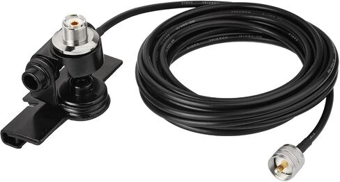 Bingfu Vehicle Mobile Ham Radio High Gain Antenna Dual Band VHF UHF 136-174MHz 400-470MHz Amateur Radio Anti-Rust Antennas for Car Truck Ham Radio Two Way Radio Marine VHF Radio in Kuwait