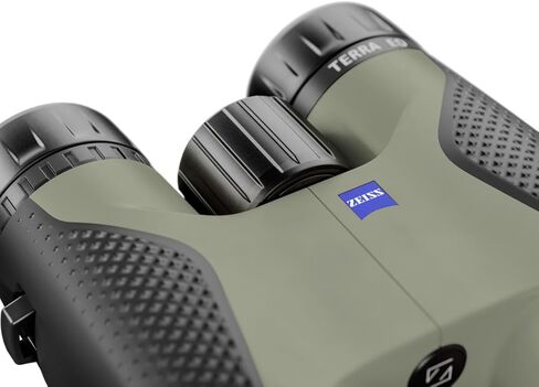 مناظير ZEISS Terra ED مقاس 8x42 مقاومة للماء، وتركيز سريع مع زجاج مطلي للوضوح الأمثل في جميع الظروف الجوية لمشاهدة الطيور والصيد ومشاهدة المعالم السياحية، أسود-أخضر (أسود-أخضر) in Saudi Arabia