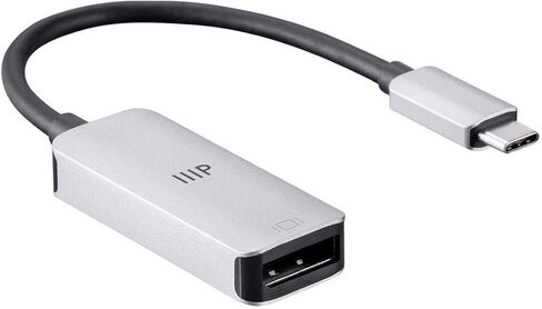 Monoprice USB-C DisplayPort Adapter 4K DisplayPort - Aluminum Body, Compact, Plug and Play - Consul Series in Saudi Arabia