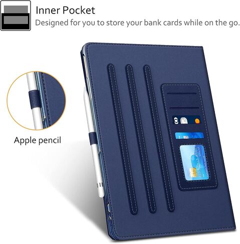 Fintie Case for iPad Pro 12.9-inch 2017/2015 (Old Model, 2nd & 1st Generation) - [Corner Protection] Multi-Angle Folio Stand Cover with Pencil Holder & Pocket, Auto Wake/Sleep, Composition B in Saudi Arabia
