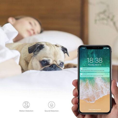 بلو ارمس كاميرا مراقبة قبة 1080P | نظام مراقبة PTZ مع كشف الحركة/الصوت، تنبيهات ذكية بالذكاء الاصطناعي، وضع الخصوصية، رؤية ليلية، صوت ثنائي الاتجاه | تخزين سحابي/محلي متاح | تعمل مع اليكسا in Kuwait