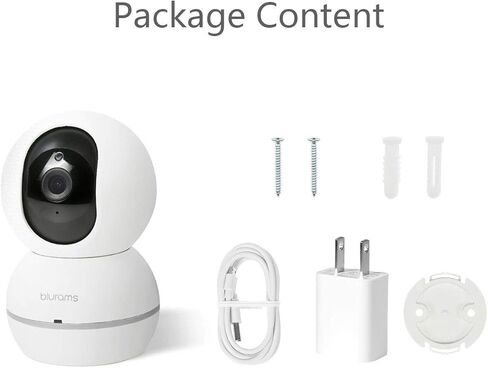 بلو ارمس كاميرا مراقبة قبة 1080P | نظام مراقبة PTZ مع كشف الحركة/الصوت، تنبيهات ذكية بالذكاء الاصطناعي، وضع الخصوصية، رؤية ليلية، صوت ثنائي الاتجاه | تخزين سحابي/محلي متاح | تعمل مع اليكسا in Kuwait