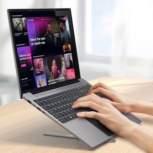 حامل لابتوب للمكتب من اس جي اي ان، حامل لابتوب محمول للمكتب، حامل لاب توب قابل للطي، حامل نوت بوك من الالومنيوم متوافق مع لابتوب 11 14 15.6 17.3 انش in Kuwait