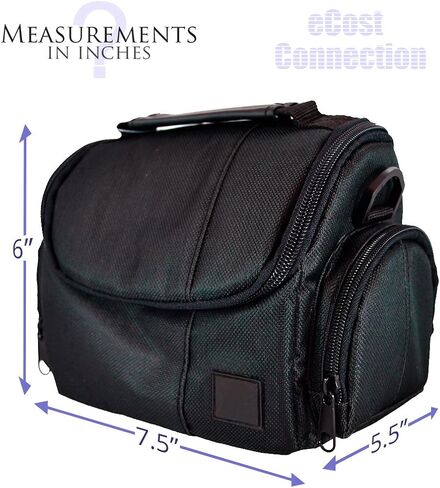 eCost Medium Soft Padded Camera Equipment Bag/Case for Nikon, Canon, Sony, Pentax, Olympus Panasonic, Samsung & Many More… in Saudi Arabia