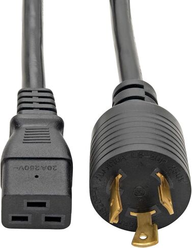 Tripp Lite Heavy-Duty Power Cord for PDU and UPS 20A, 12AWG (IEC-320-C19 to NEMA L6-20P) 14-ft.(P040-014) & P040-012-P30 12-Feet Heavy Duty Power Cord 20A 12AWG C19 to L6-30P in Saudi Arabia