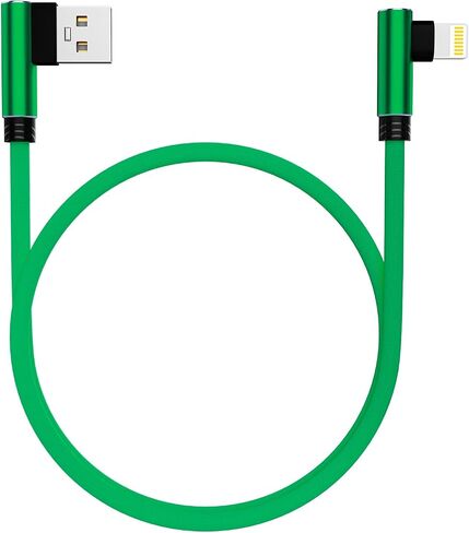 Ironten iPhone Lightning Charger, 1 Pack 3 Ft Silver Apple MFi Certified Cable Nylon Braided Cable Fast Charging Cord Compatible with iPhone 14 13 12 11 Pro Max XR XS X 8 7 6 Plus SE iPad in Kuwait