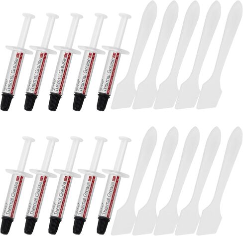 2-Pack GT-1 Silver CPU Thermal Paste (1g*2), GPU Heat Sink Paste | High Performance Thermal Compound Paste, Ultra-Low Thermal Impedance Thermal Grease for CPU/PS4/PS5/PC/GPU Coolers in Saudi Arabia