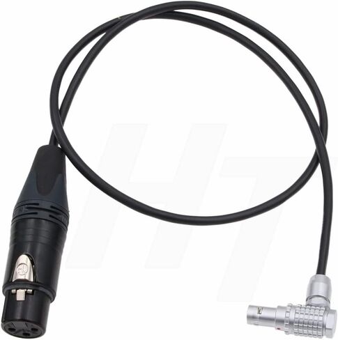 Audio Cable for ARRI Alexa 35 and Mini LF Camera Microphone Recorder XLR 3 Pin to Right Angle 6 Pin 60cm in Saudi Arabia