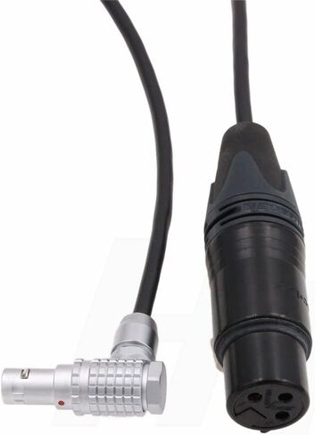 Audio Cable for ARRI Alexa 35 and Mini LF Camera Microphone Recorder XLR 3 Pin to Right Angle 6 Pin 60cm in Saudi Arabia