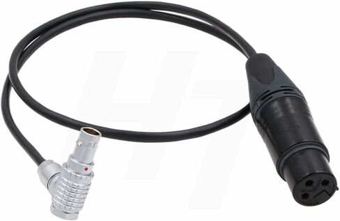 Audio Cable for ARRI Alexa 35 and Mini LF Camera Microphone Recorder XLR 3 Pin to Right Angle 6 Pin 60cm in Saudi Arabia