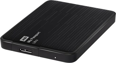 (Old Model) WD My Passport Ultra 1 TB Portable External USB 3.0 Hard Drive with Auto Backup, Black in Saudi Arabia