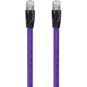Monoprice Cat8 Ethernet Network Cable - 5 Feet - Black | 2GHz, 40Gbps, 24AWG, S/FTP - Entegrade Series in Saudi Arabia