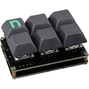 nullbits Scramble 6-Key Programmable MX Mechanical Keyboard Switch Tester (White) in Kuwait