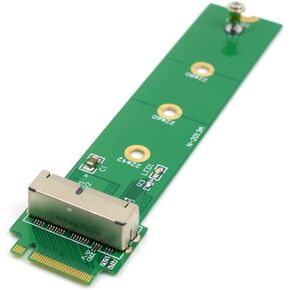 Cablecc PCI Express PCI-E 1X إلى 12+16Pin 2013-2017 Mac Pro Air SSD تحويل بطاقة لـ A1493 A1502 A1465 A1466 in Kuwait
