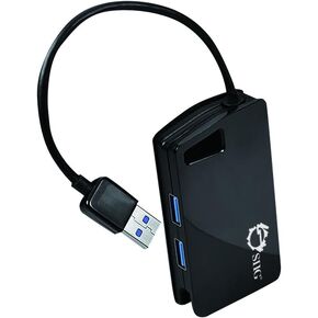 SIIG JU-H30812-S1 Super Speed USB 3.0 4,Port Hub, 4 Ports, Black in Kuwait