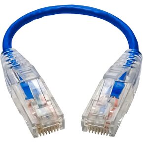 كيبل توصيل ايثرنت كات 6 من نيويورك، كيبل شبكة انترنت ار جيه 45 مجدول، 550 ميجاهرتز | يو تي بي | نحاس نقي عاري | 24AWG | ازرق (0.5 قدم، عبوة من 10 قطع، ازرق) in Kuwait