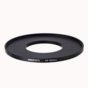 Universal 43 to 82mm /43mm to 82mm Step Up Ring Filter Adapter for UV,ND,CPL,Metal Step Up Ring in Kuwait