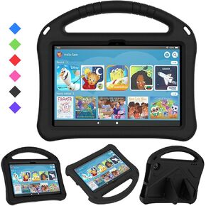 Dteck Clear Back Cover Case for Amazon Kindle Fire 7 Tablet 12th Generation (2022 Release),Ultra Lightweight Slim Shell Durable Silicone Protective Case for Kindle Fire 7 inch Tablet 12th Generation