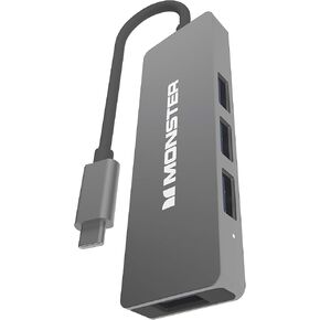 Monster USB-C 4-Port Hub - USB Type-C to 4 USB 3.0 Connectors in Saudi Arabia