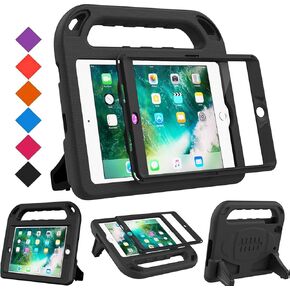 حافظة BMOUO لجهاز iPad Mini 1 2 3، حافظة iPad Mini 1/2/3 للأطفال - واقي شاشة مدمج، غطاء صلب خفيف الوزن مقاوم للصدمات مع حامل لجهاز iPad Mini الجيل الأول والثاني والثالث، أزرق in Saudi Arabia